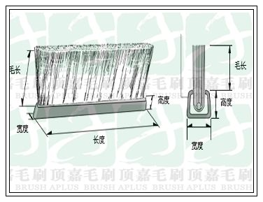 毛刷條示意圖