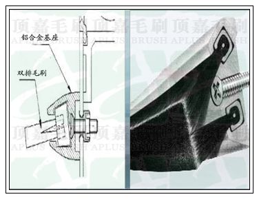 扶梯毛刷示意圖
